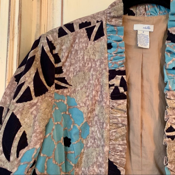 Odille for Anthropologie cropped corduroy Blazer - Picture 9 of 14